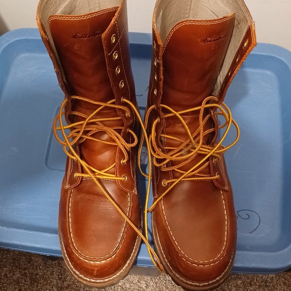 Eddie Bauer's size 11.5R Field boots color Rust - Picture 1 of 10